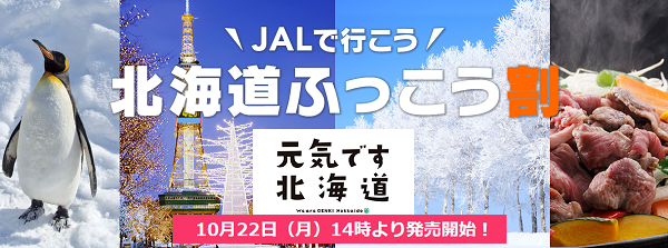 Jalやanaの北海道ふっこう割 格安航空券や割引ツアー 飛行機で観光支援 地方創生支援サイト まいふるさと Com