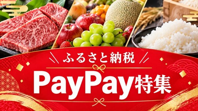 ふるさと納税でPayPayポイント還元はある？一番お得な決済方法